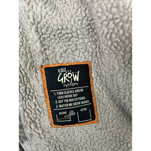 Walls Tough Wear Kids Grow Camp Coat Fleece Lined Youth L Hunting Winter - Picture 8 of 10
